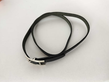 HERMES Api Choker Black Necklace