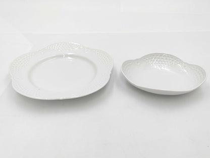 Meissen Plate Set of 2 Large and Small Plates