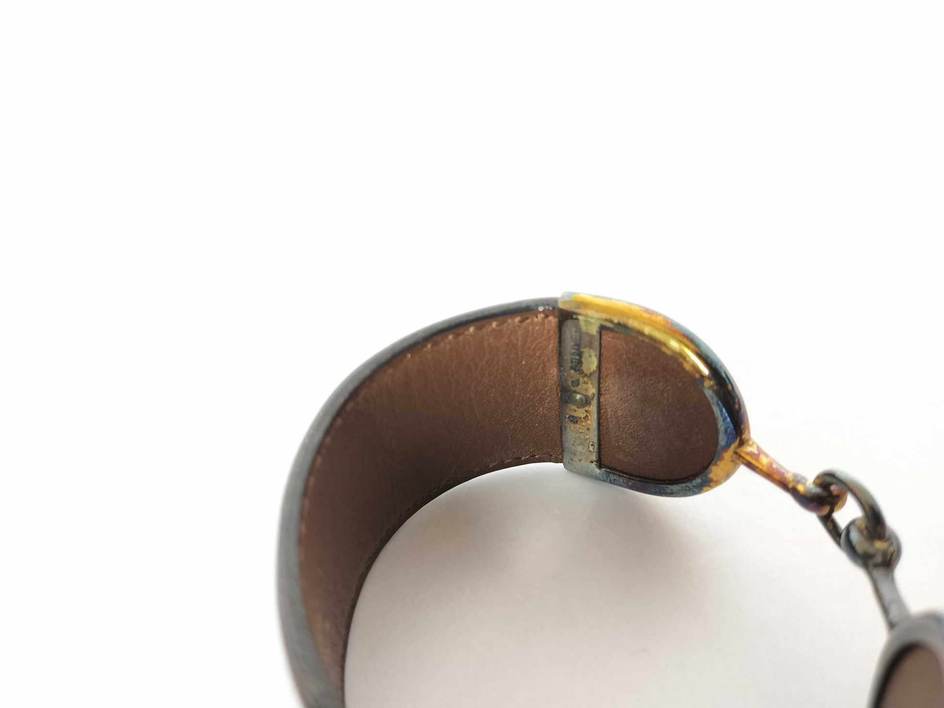 HERMES Horsebit Bangle Bracelet 〇F Engraved Bracelet Bangle