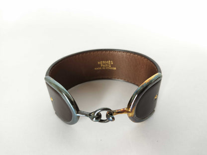 HERMES Horsebit Bangle Bracelet 〇F Engraved Bracelet Bangle
