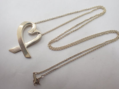 Tiffany&Co. Tiffany Paloma Picasso Loving Heart 925 8.9g Necklace