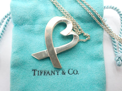 Tiffany&Co. Tiffany Paloma Picasso Loving Heart 925 8.9g Necklace