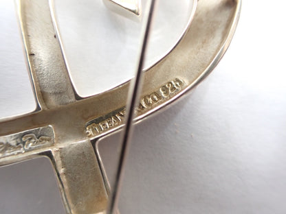 Tiffany&Co. Paloma Picasso Loving Heart Pin Brooch 5.3g Brooch