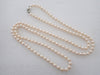 Long Semi-Round Pearl Diameter Approx. 6.5-7.0mm SV 63.2g Necklace 