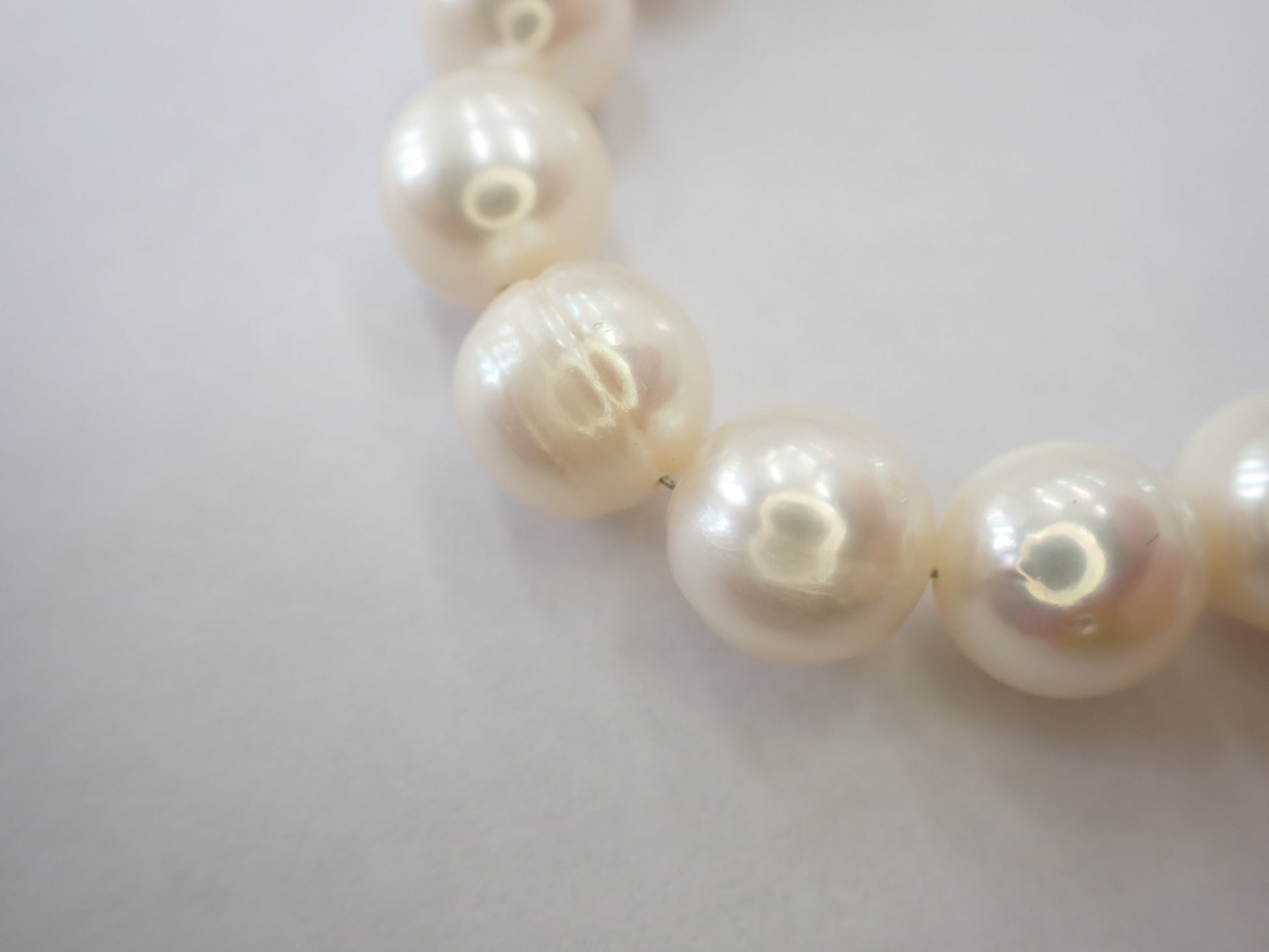 Semi-round pearl diameter approx. 9.6-10.6mm METAL 62.5g Necklace 