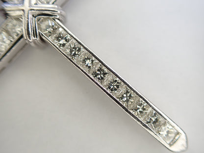 Cloth D1.95ct PT850 6.0g Pendant Top 