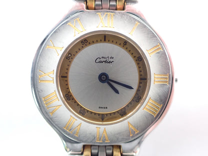 Cartier Mast 21SM 1340 PL120832 Quartz Immovable Women's Watch