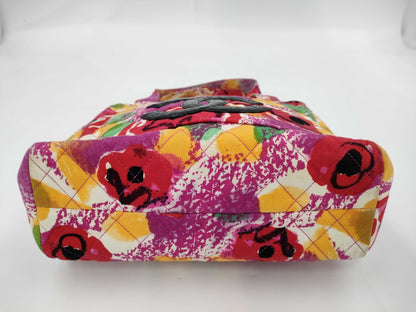 CHANEL CHANEL Red Based Multicolor Handbag Handbag