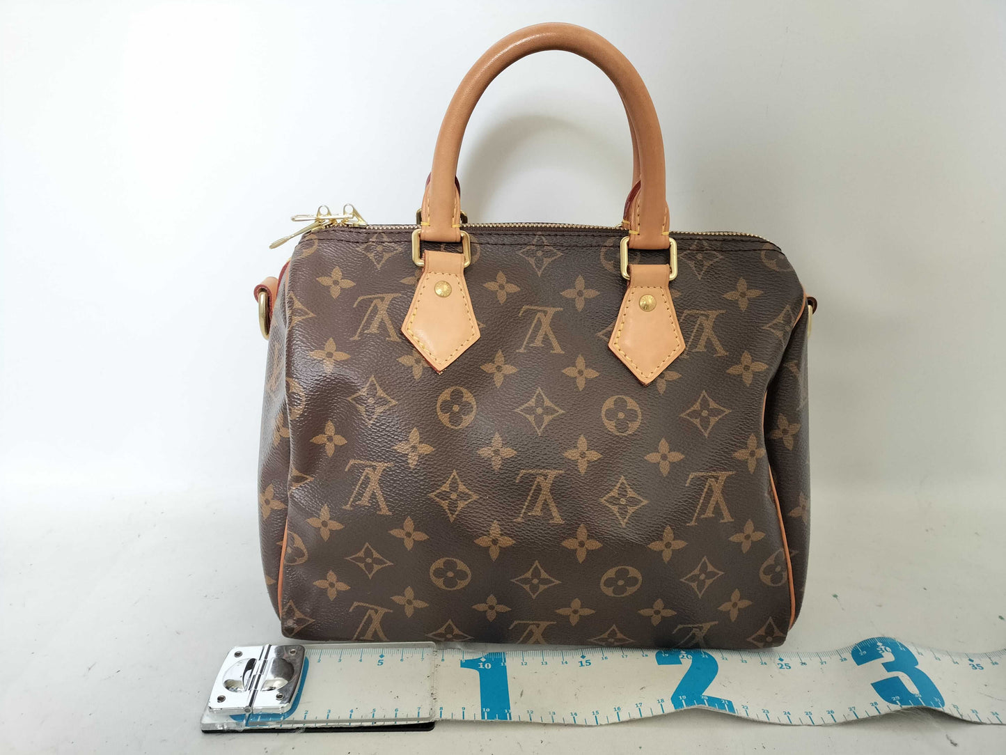 LOUIS VUITTON Monogram Louis Vuitton M46977 Speedy Banduriere 25 Key Cadena Monogram Exhibition Handbag