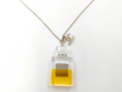 CHANEL Coco Mark No.5 Perfume Charm Necklace Necklace