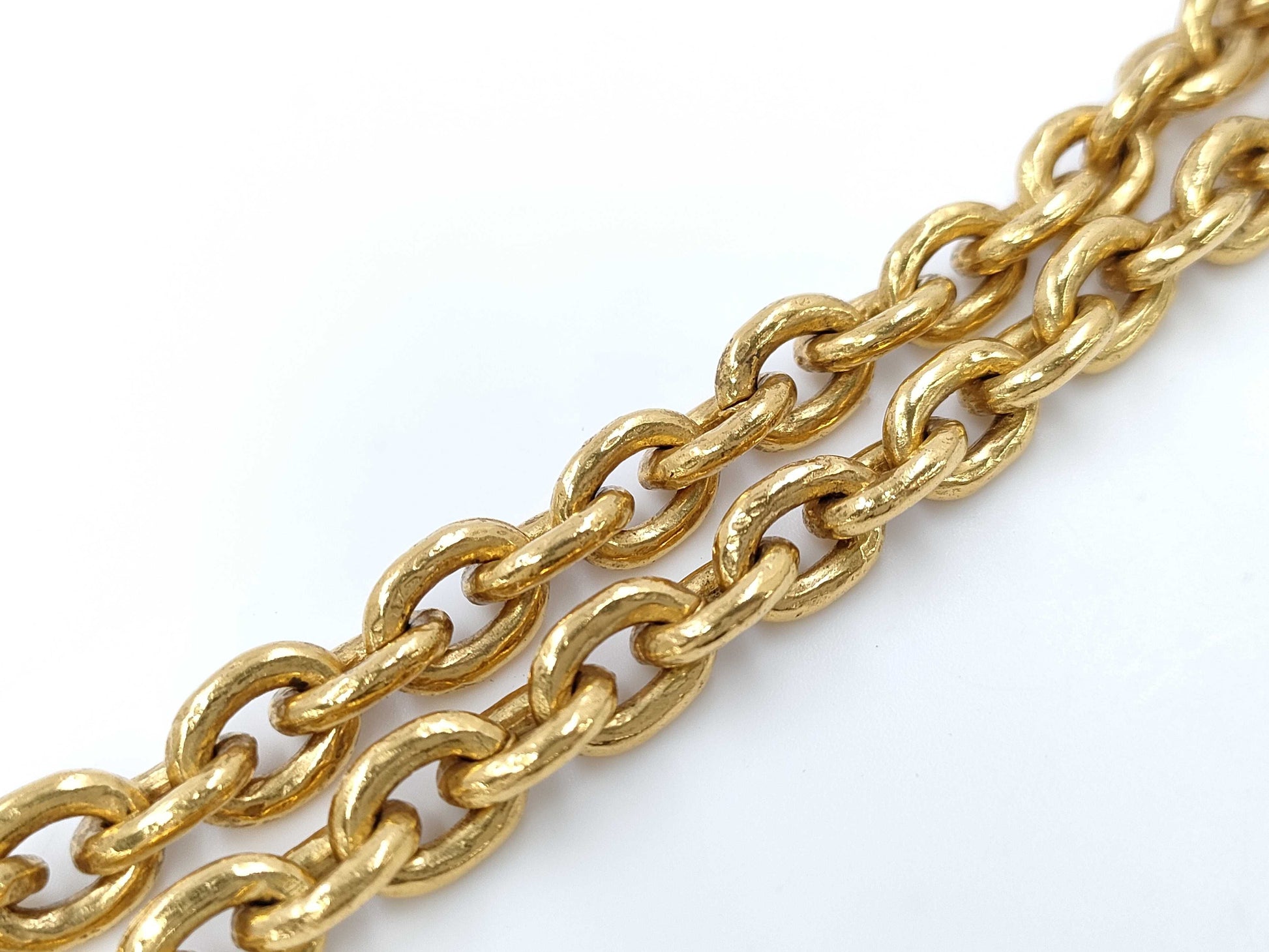 CHANEL Coco Mark Necklace Rice Necklace