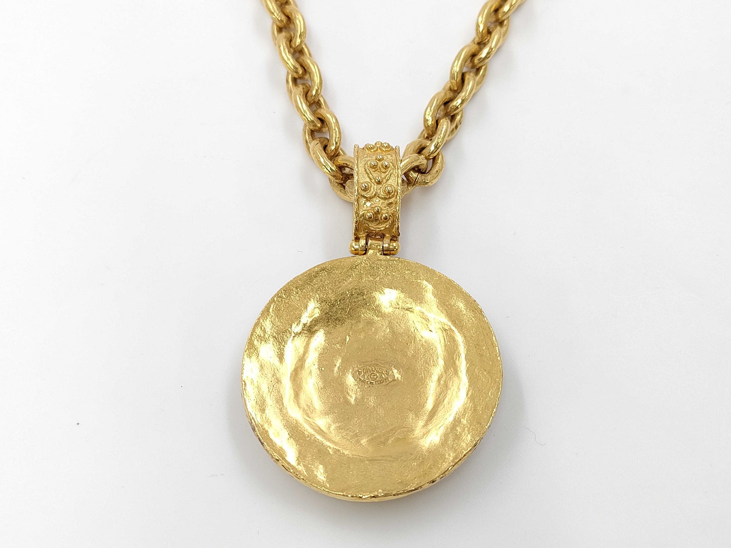 CHANEL Coco Mark Necklace Rice Necklace