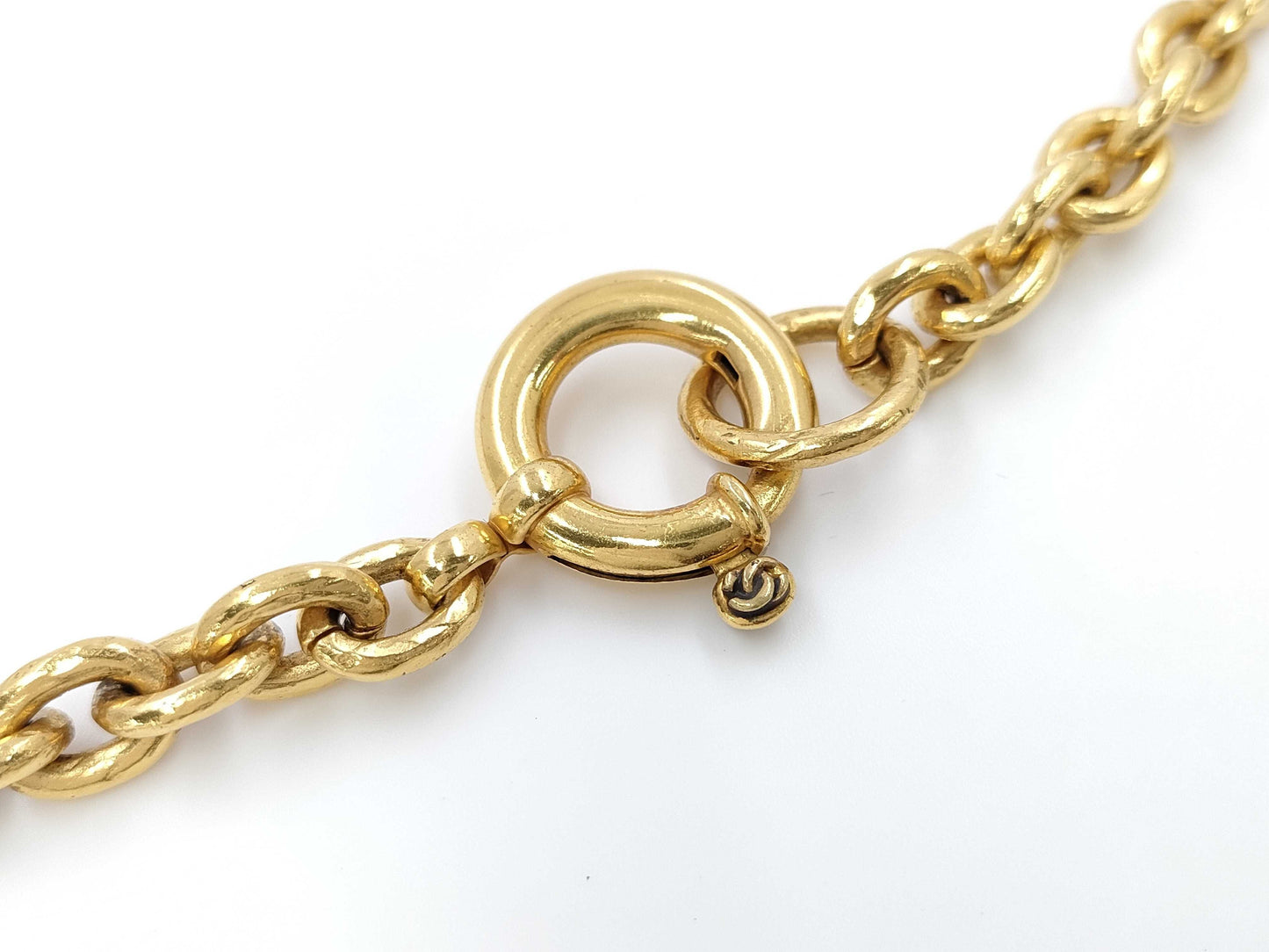 CHANEL Coco Mark Necklace Rice Necklace