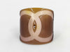 CHANEL Coco Mark Open Bangle Rice Bracelet Bangle