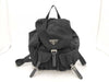 PRADA Triangle Logo Backpack Black Rucksack