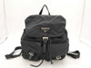 PRADA Triangle Logo Backpack Black Rucksack