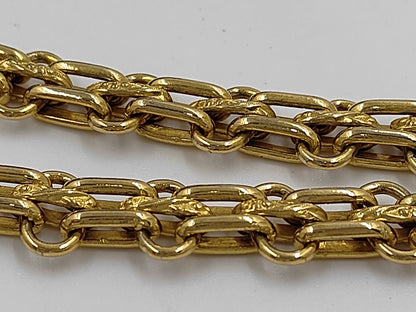 CHANEL Chain Cotton Jersey Black Shoulder Bag