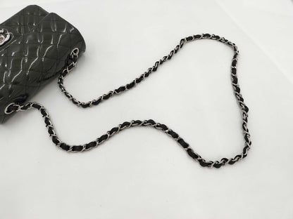 CHANEL Chain Enamel Shoulder Bag