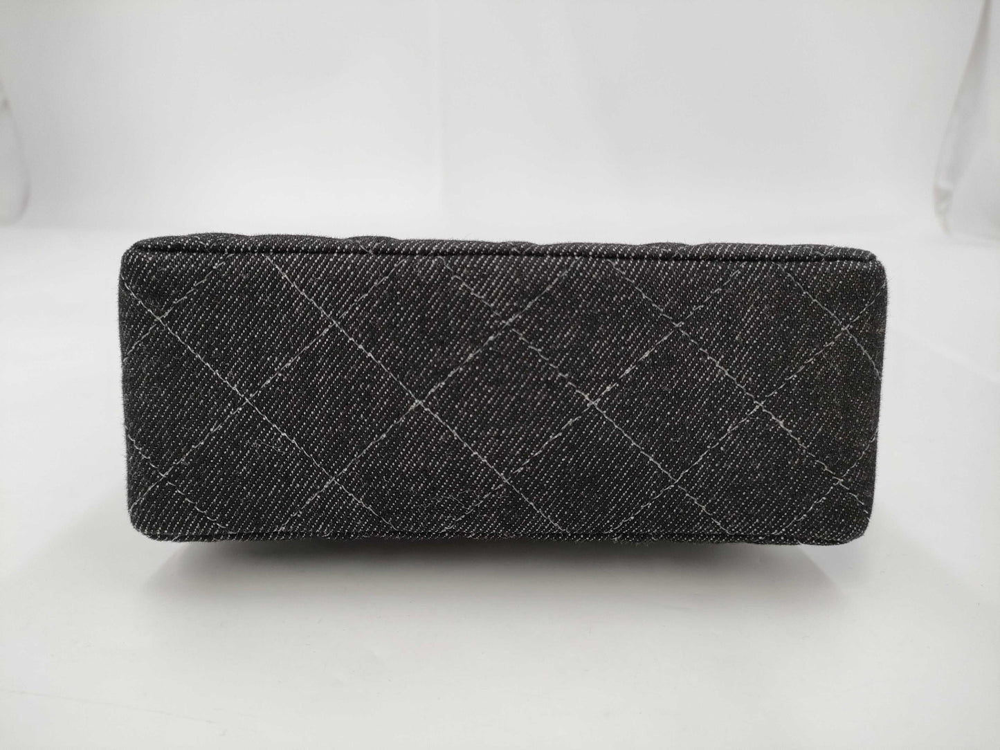 CHANEL Chain Mini Denim Black Shoulder Bag