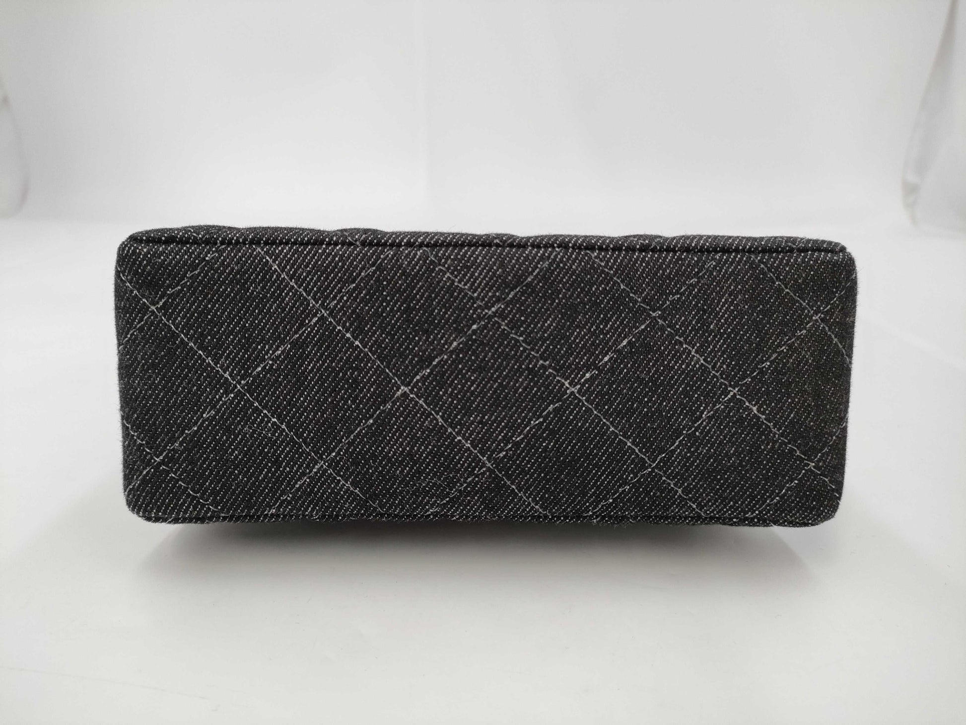 CHANEL Chain Mini Denim Black Shoulder Bag