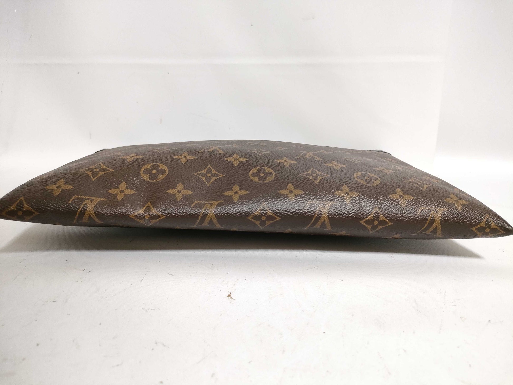 LOUIS VUITTON Monogram LV Macassar Pochette Discovery Clutch Bag