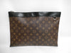 LOUIS VUITTON Monogram LV Macassar Pochette Discovery Clutch Bag