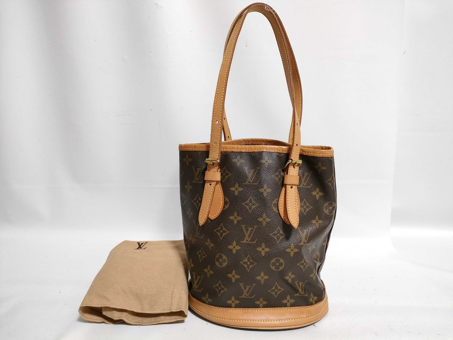 LOUIS VUITTON Monogram LV Bucket PM Handbag