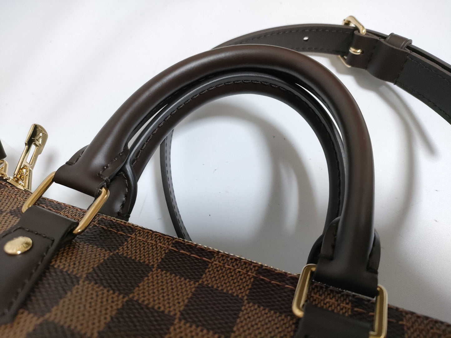 LOUIS VUITTON Damier LV Damier Speedy Bandouliere 25 Handbag