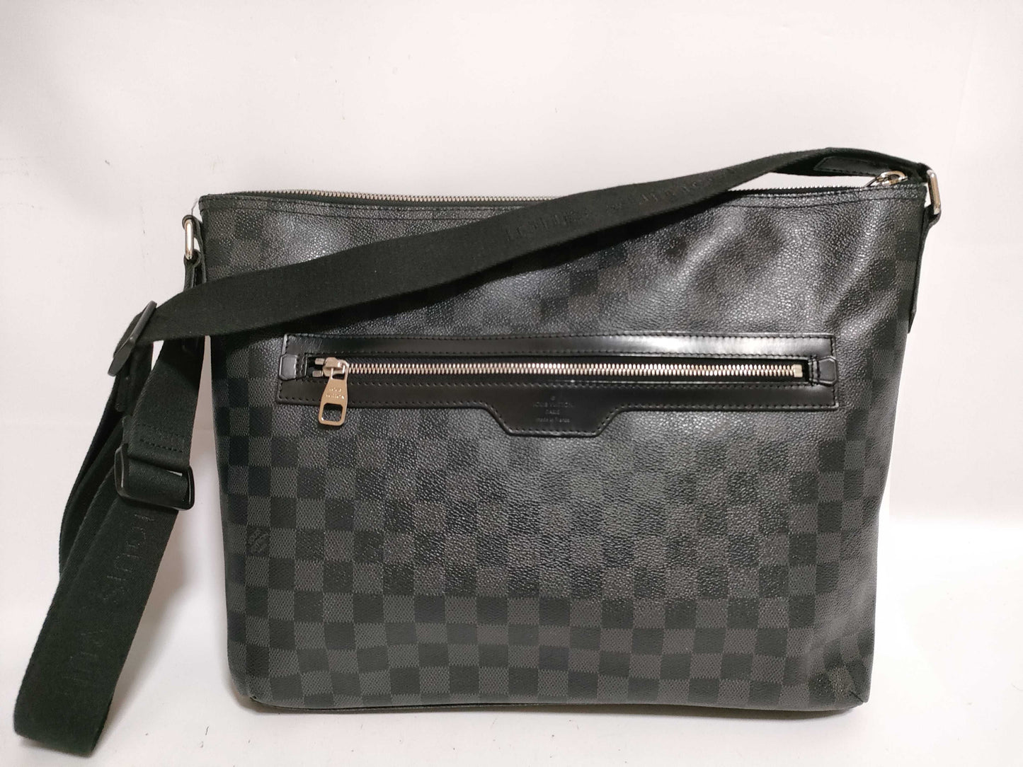 LOUIS VUITTON Damier Graphite LV Graphite Mick MM Shoulder Bag