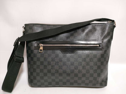 LOUIS VUITTON Damier Graphite LV Graphite Mick MM Shoulder Bag