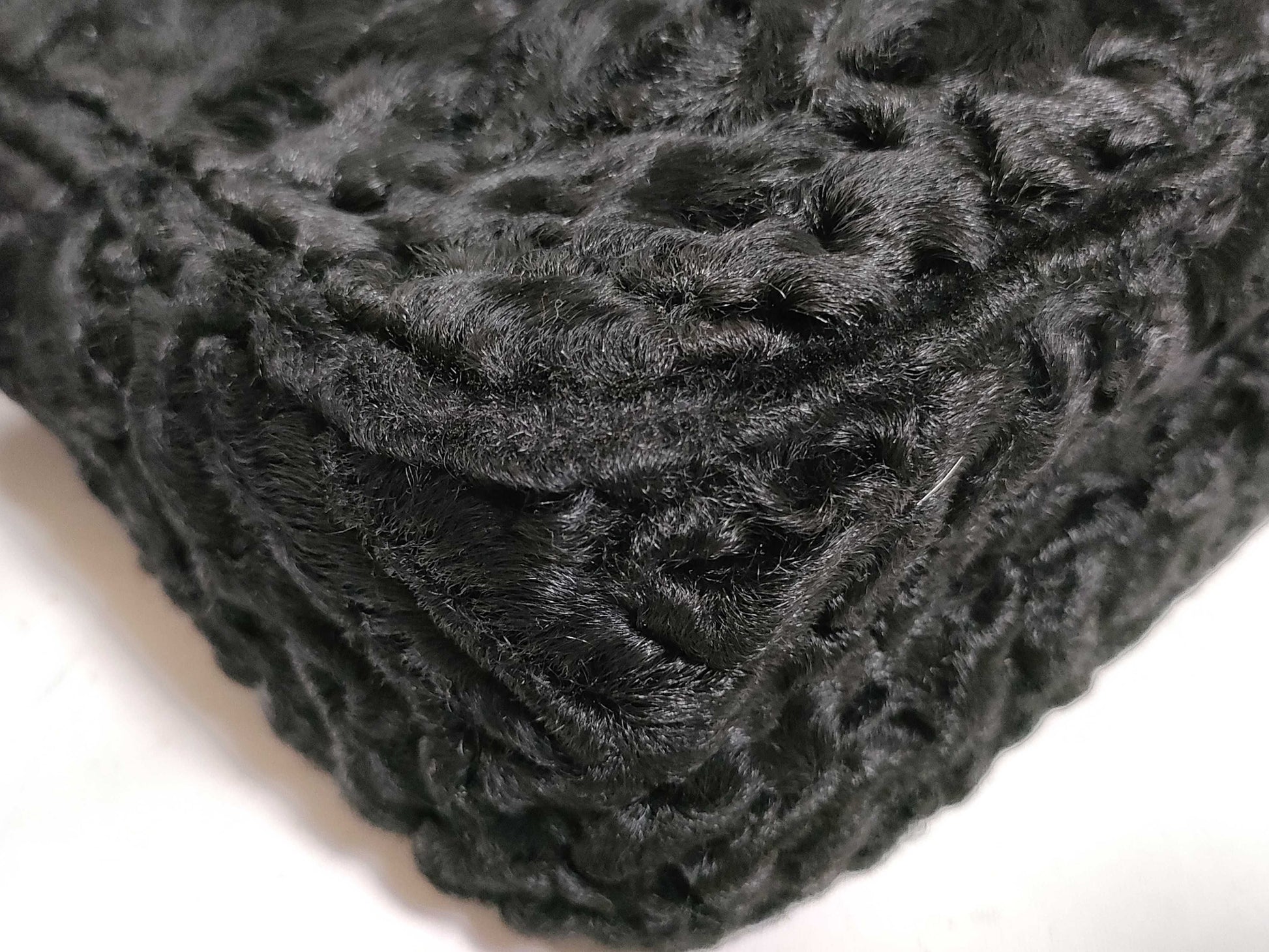 PRADA Prada Shoulder Bag with Fur, Black