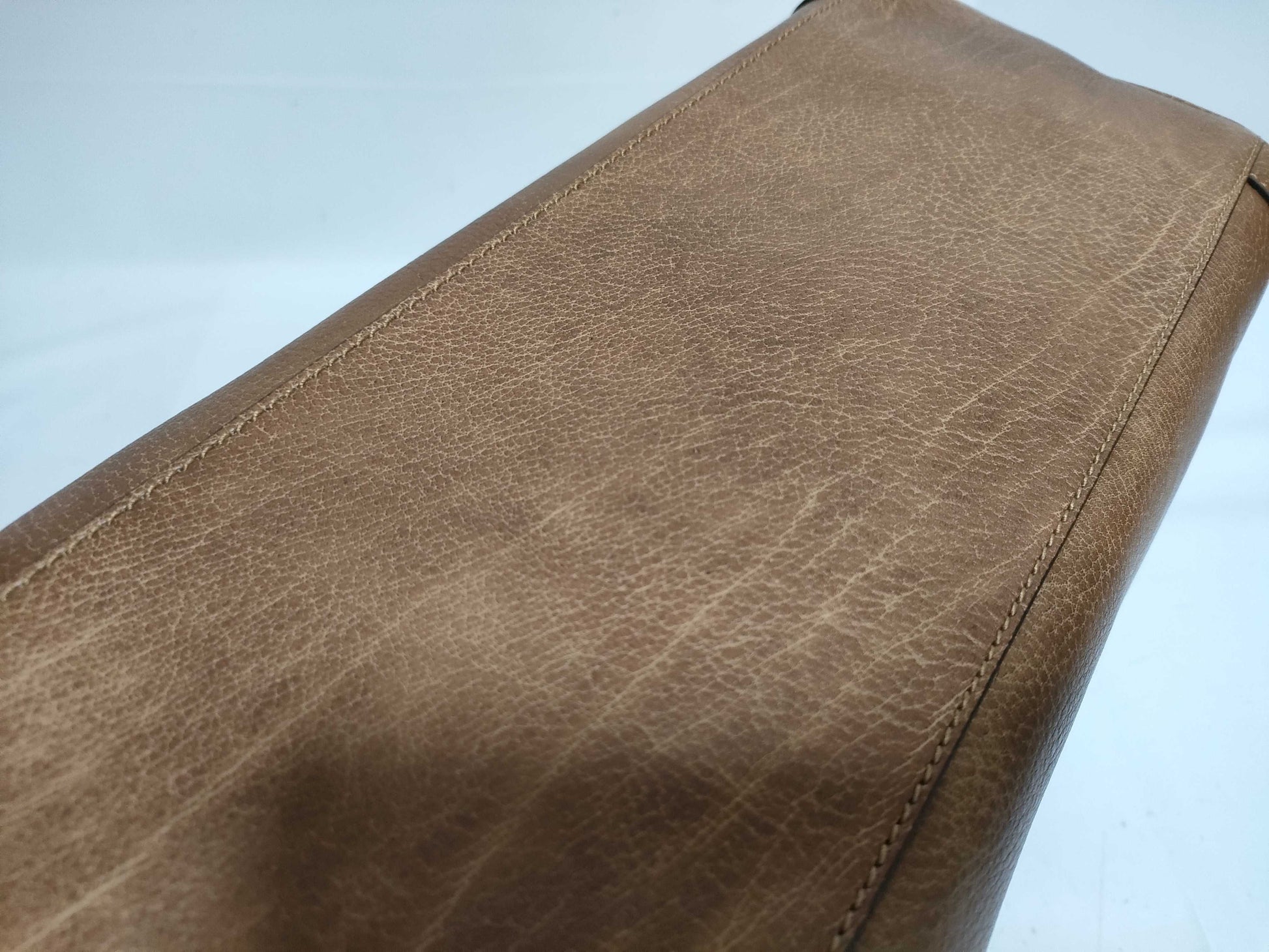 GUCCI 2-Way Bag, Brown Calfskin Handbag