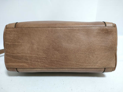 GUCCI 2-Way Bag, Brown Calfskin Handbag