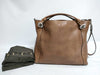 GUCCI 2-Way Bag, Brown Calfskin Handbag