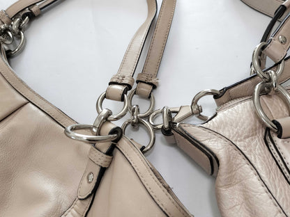 COACH Leather Tote Bag 3-Piece Set Tote Bag