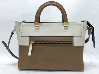 MARNI MARNI Zip 2-Way Leather Tote Bag