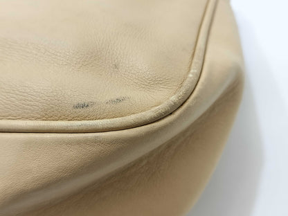 GUCCI Bamboo Bamboo Accessories Pouch Mini Handbag Leather Handbag