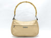 GUCCI Bamboo Bamboo Accessories Pouch Mini Handbag Leather Handbag