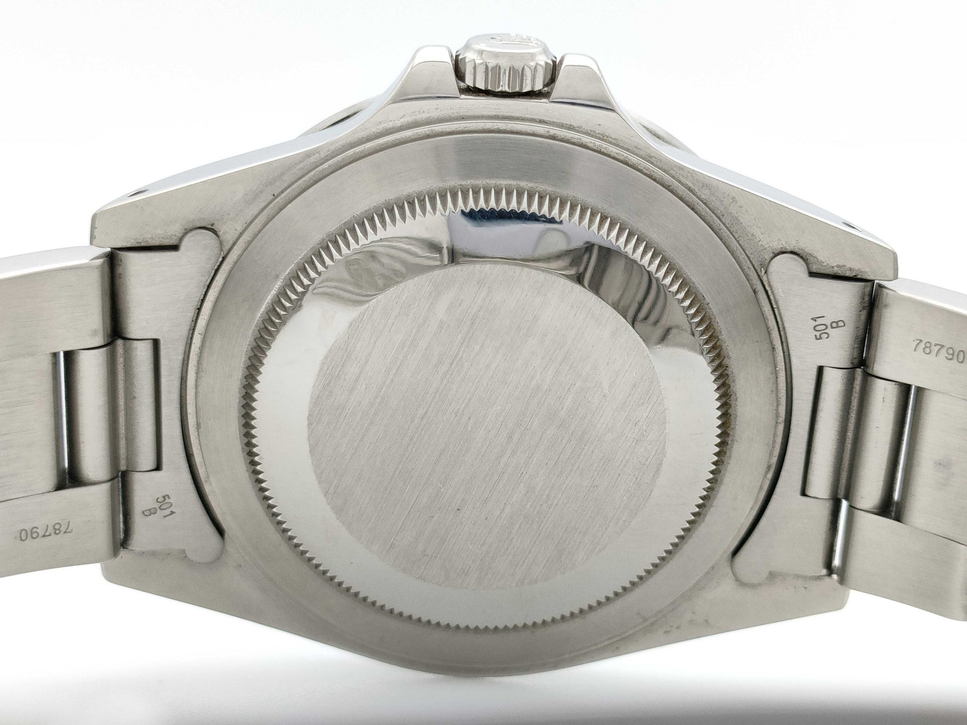 ROLEX 16570 A490444 White Dial Oyster Breath Men's Watch