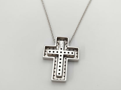 Damiani Belle Epoque S Iceberg Sapphire Diamond WG Au750 11.3g Necklace