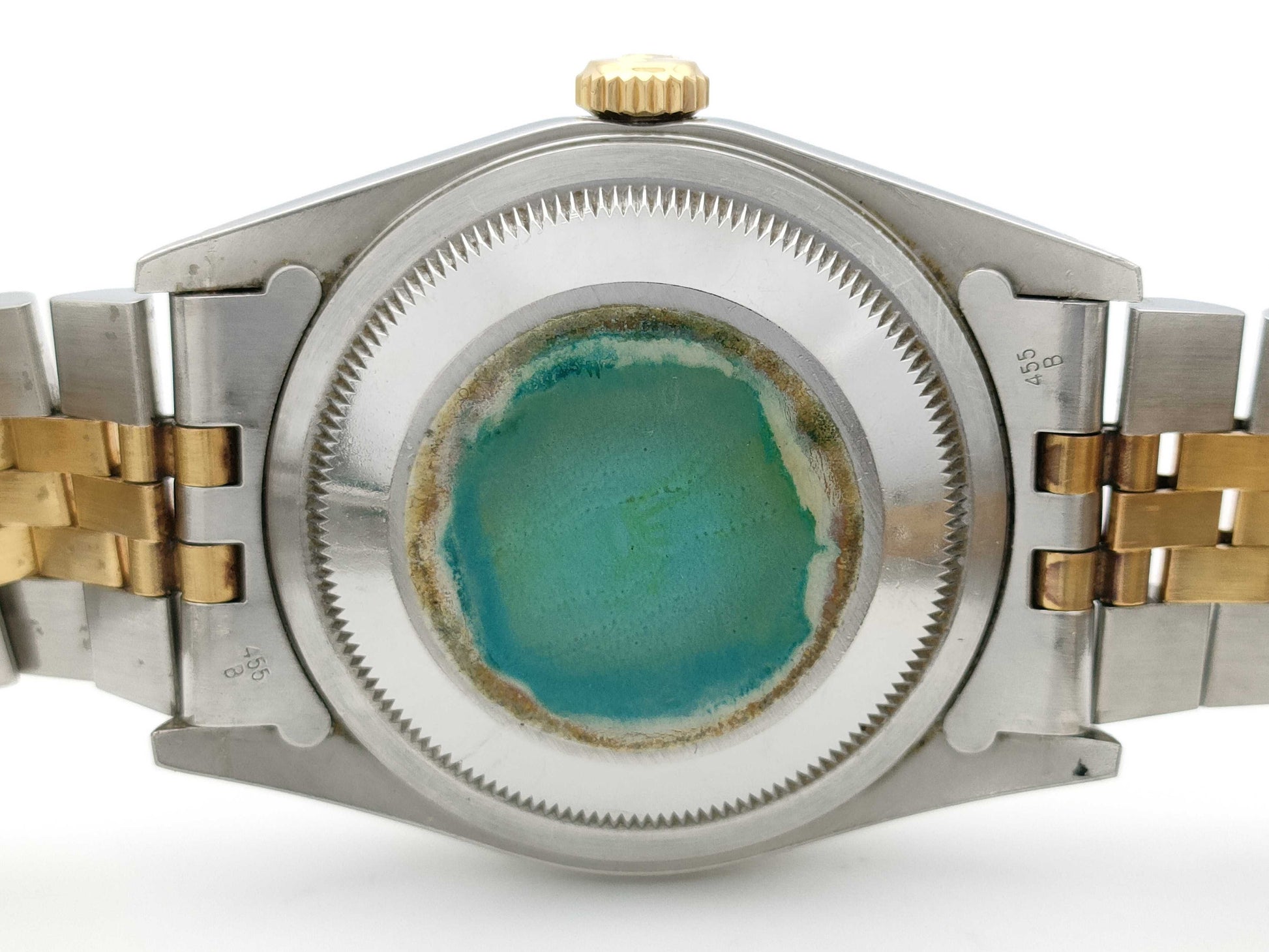 ROLEX 16233G X715573 Champagne Dial Jubilee Bracelet Men's Watch