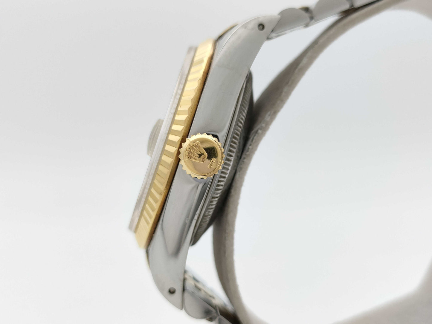 ROLEX 16233G X715573 Champagne Dial Jubilee Bracelet Men's Watch