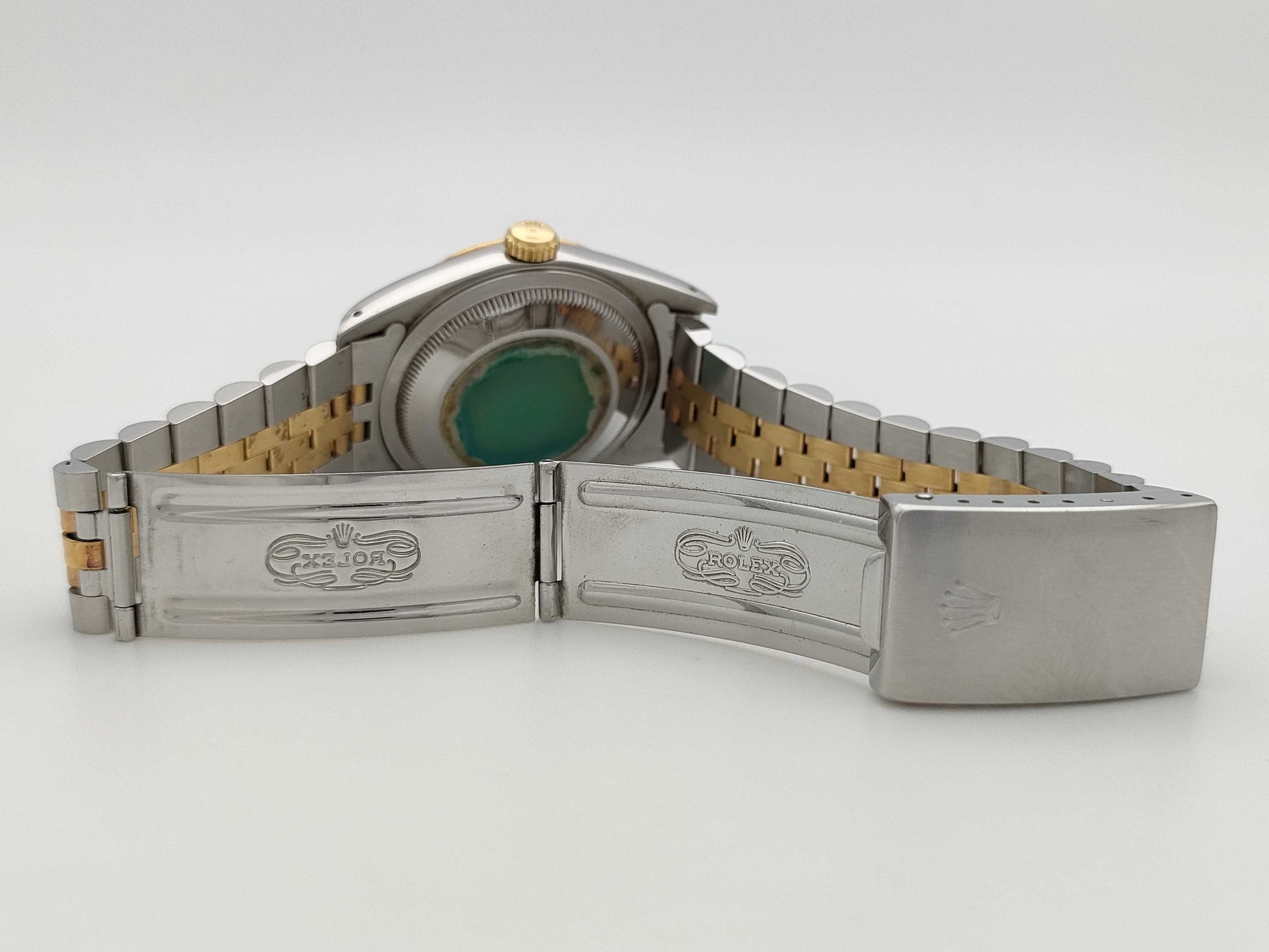 ROLEX 16233G X715573 Champagne Dial Jubilee Bracelet Men's Watch