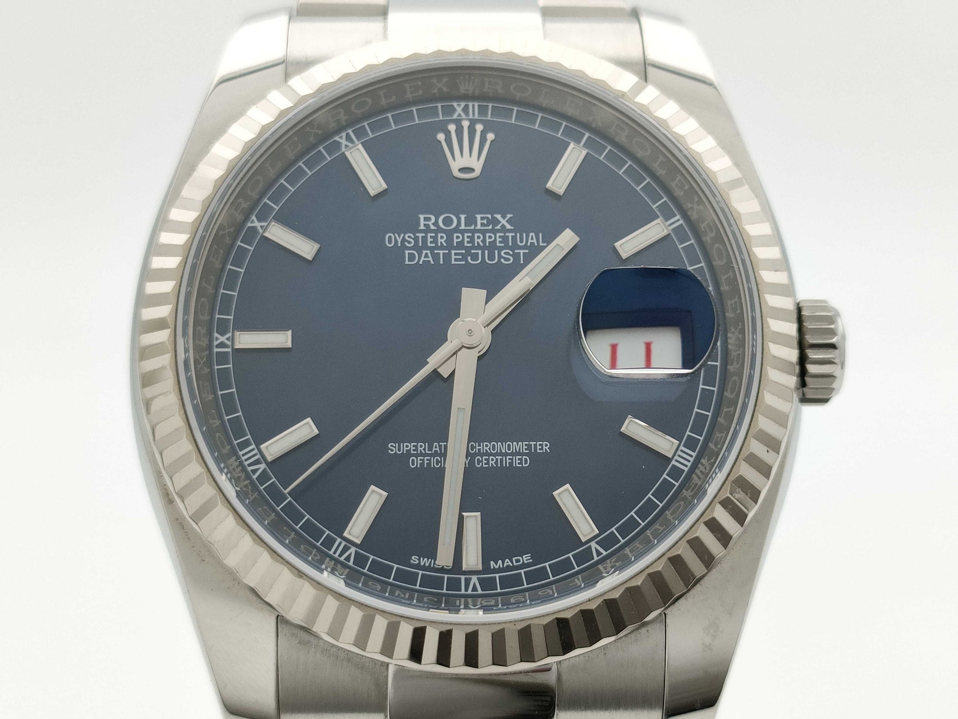 ROLEX 116234 F69813N6 Blue Dial Oyster Breath Men's Watch