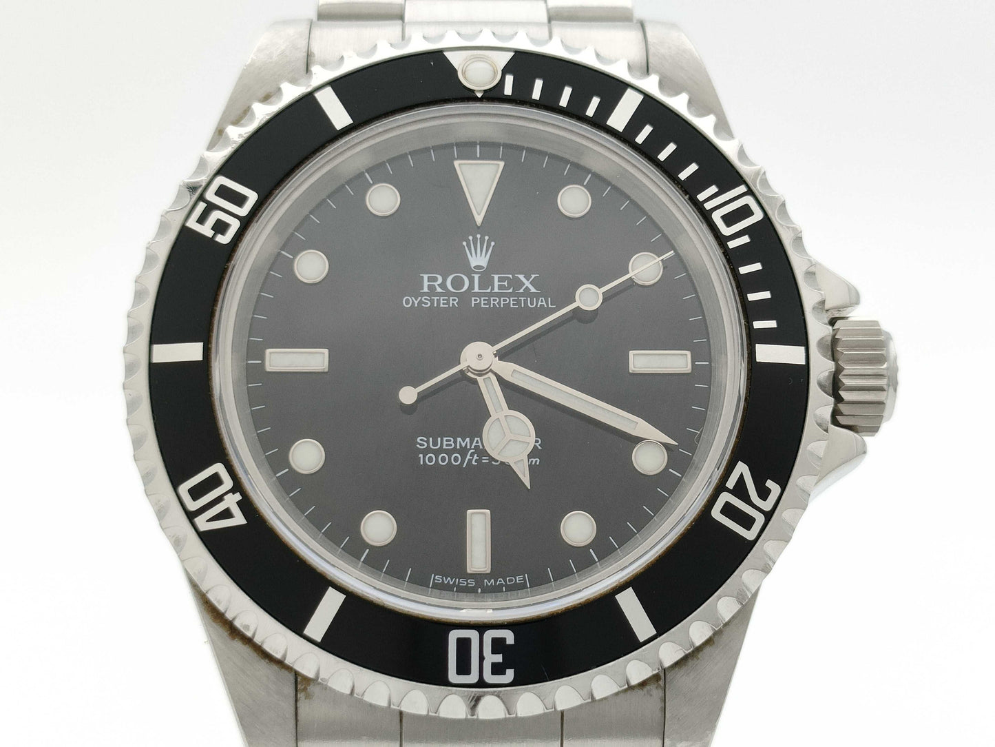 ROLEX 14060 D448813 Black Dial Oyster Breath Men's Watch