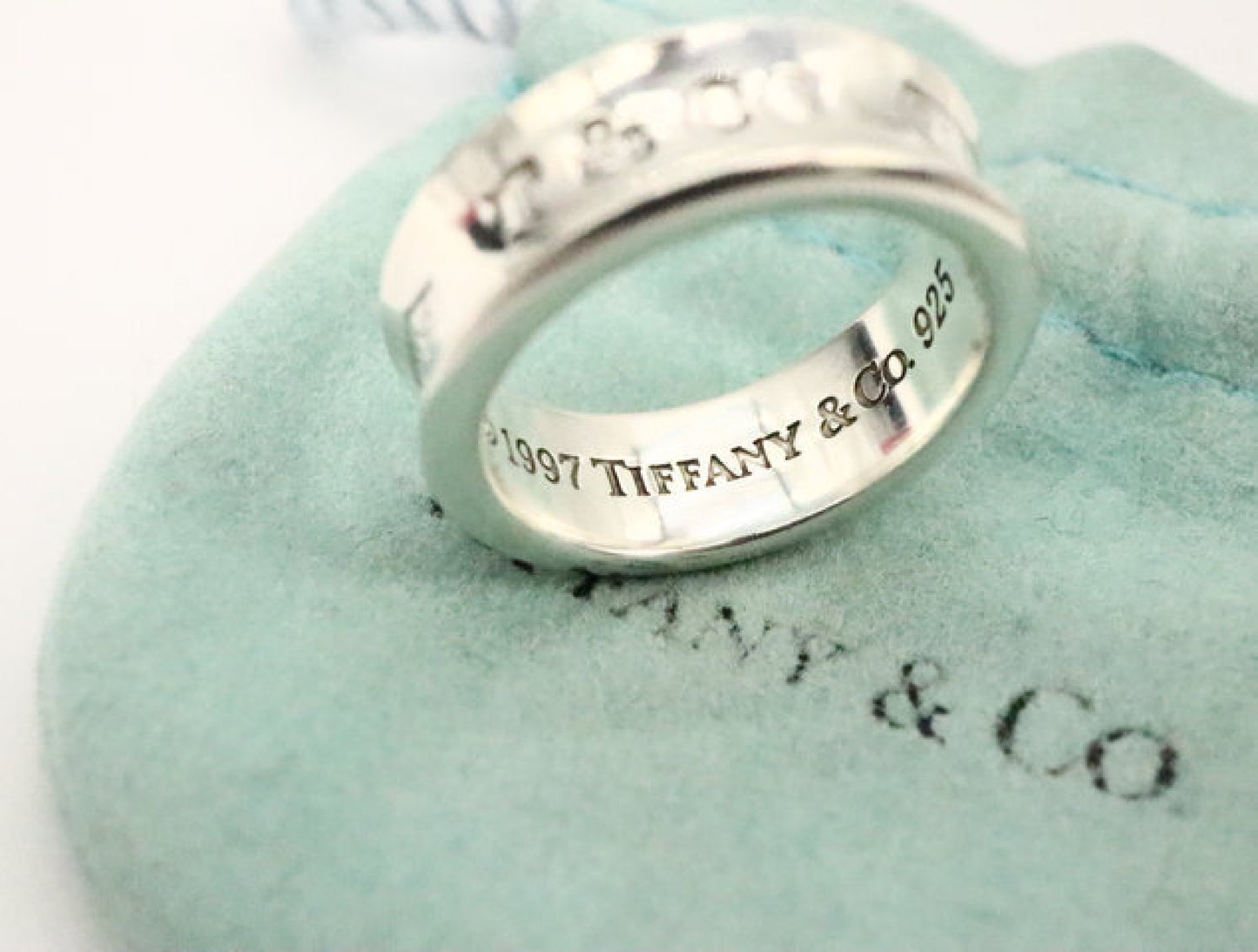 Tiffany & Co. Narrow 1837 925 7.6g #13 Ring