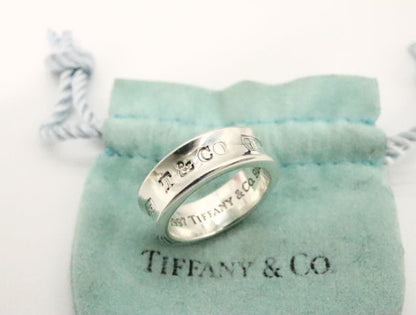 Tiffany & Co. Narrow 1837 925 7.6g #13 Ring