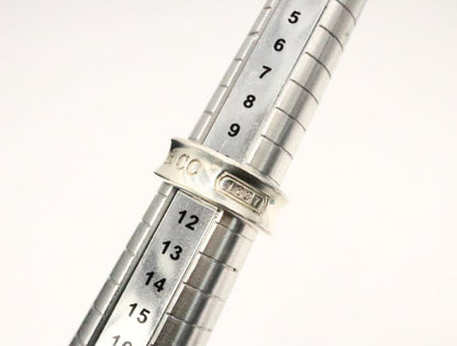 Tiffany&Co. Narrow 1837 925 6.4g #11 Ring
