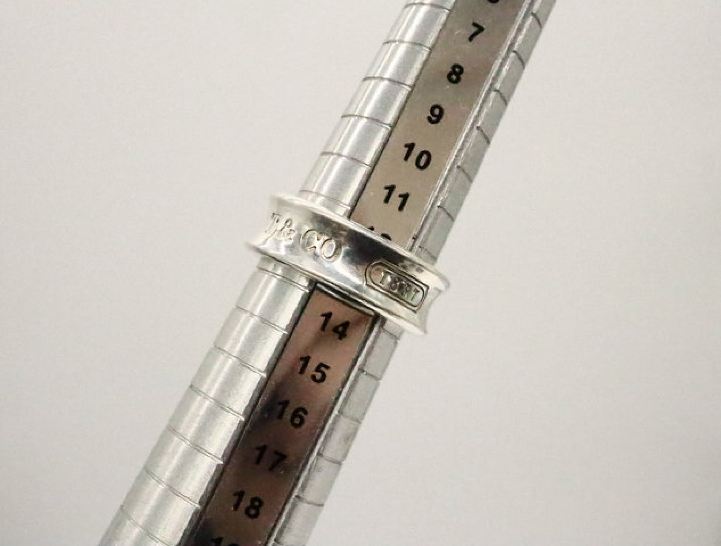 Tiffany & Co. Narrow 1837 925 7.6g #13 Ring