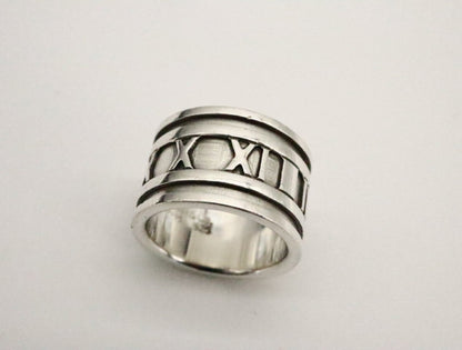 Tiffany&Co. Atlas Wide 925 9.4g #7.5 Ring